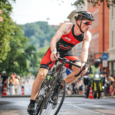 Radfahrer Triathlon Tübingen
